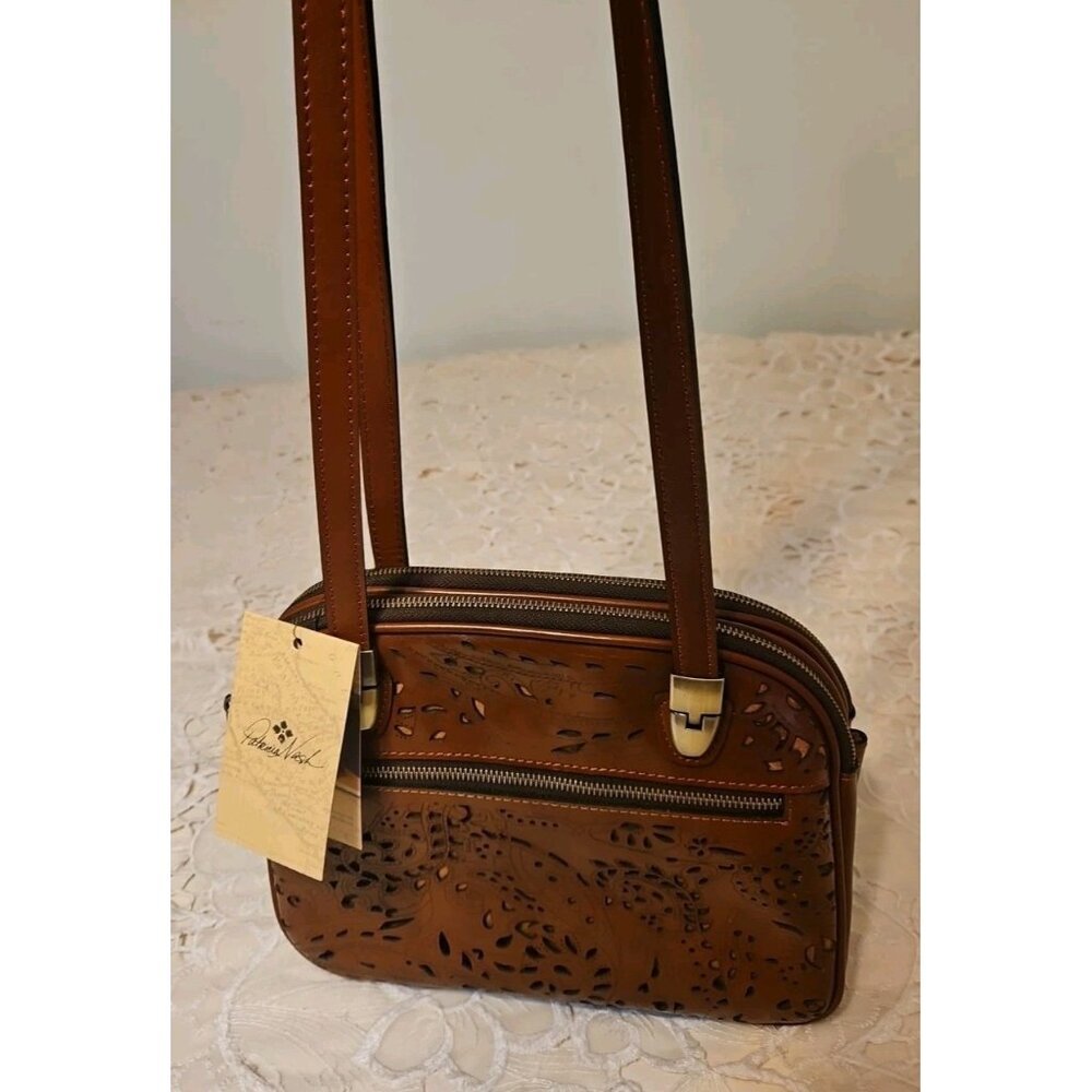 Patricia Nash Rovina Laser Lace Leather Purse  Bag-Florence NWT Msrp. $299.95